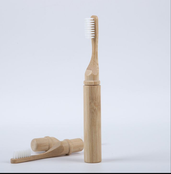 Eco friendly bamboo toothbrush removable brush ✨