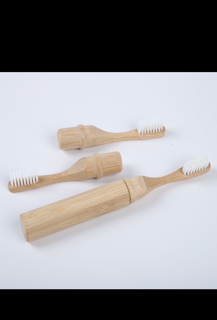 Eco friendly bamboo toothbrush removable brush ✨